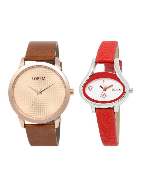 lorem lr34-206 couple wrist watch - 15374445 - Very Small Image - 1
