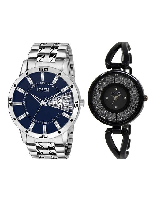 lorem lr102-211 couple wrist watch - 15374524 - Very Small Image - 1