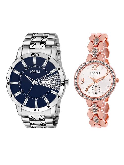 lorem lr102-215 couple wrist watch - 15374526 - Very Small Image - 1