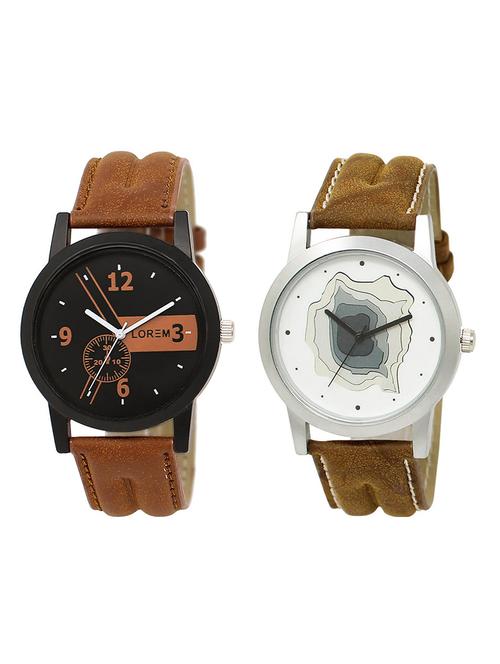 lorem lr20-31 round dial analog watch - 15374595 - Very Small Image - 1