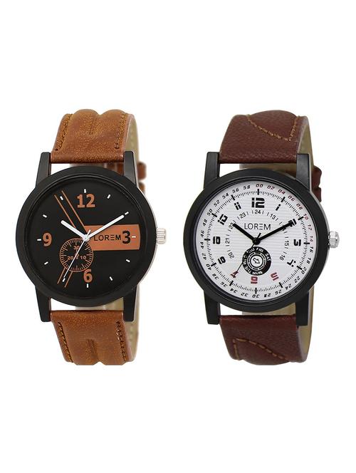 lorem lr20-32 round dial analog watch - 15374597 - Very Small Image - 1