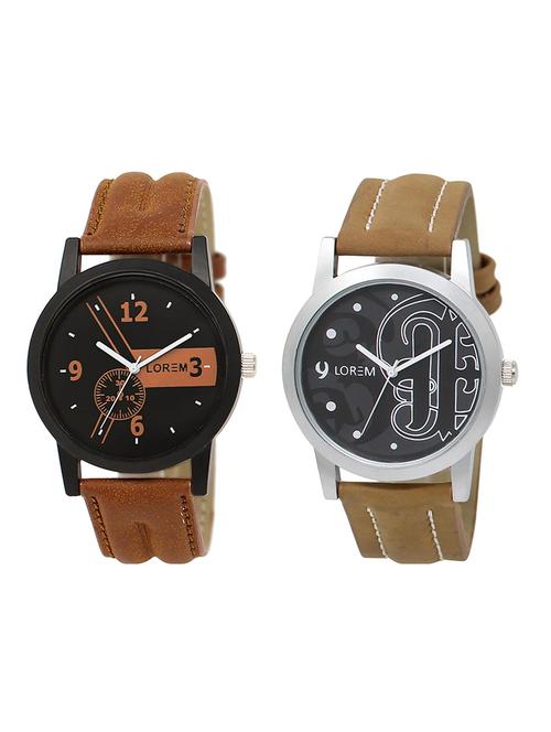 lorem lr8-12 round dial analog watch - 15374600 - Very Small Image - 1