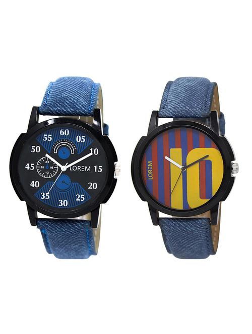 lorem lr8-26 round dial analog watch - 15374628 - Very Small Image - 1