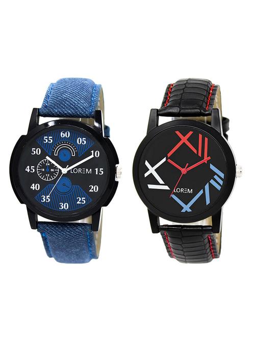 lorem lr8-27 round dial analog watch - 15374630 - Very Small Image - 1