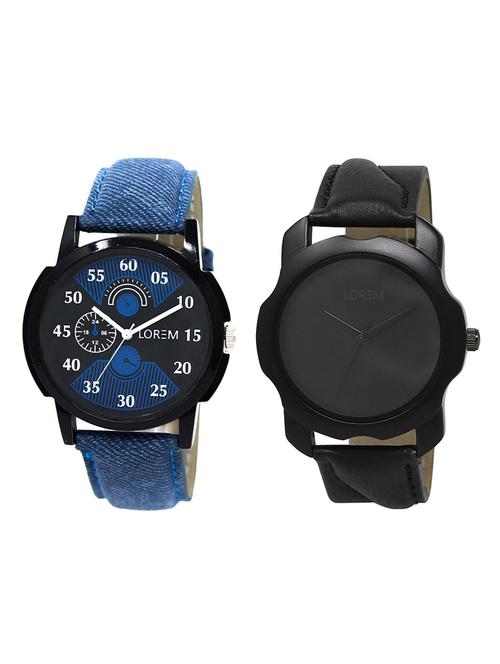 lorem lr8-32 round dial analog watch - 15374640 - Very Small Image - 1
