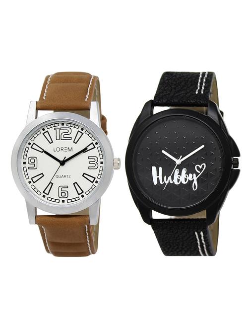 lorem lr4-5 boy's leather wrist watch - 15374974 - Very Small Image - 1