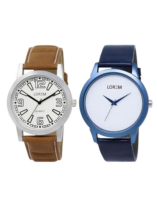 lorem lr13-102 boy's leather wrist watch - 15374976 - Very Small Image - 1
