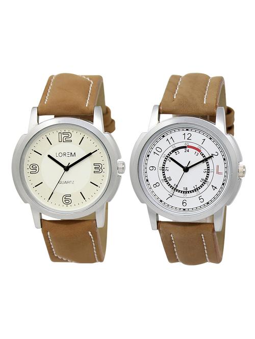 lorem lr14-17 boy's leather wrist watch - 15374978 - Very Small Image - 1