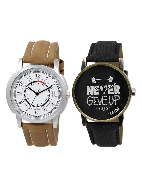 lorem lr14-26 boy's leather wrist watch - 15375005 - Very Small Image - 1