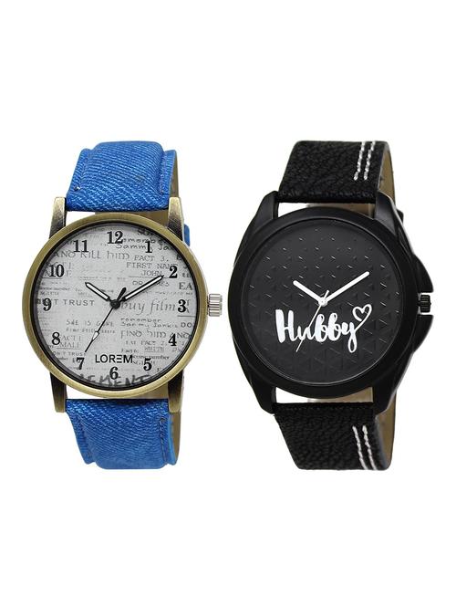 lorem lr17-27 round dial boy's leather wrist watch - 15375127 - Very Small Image - 1
