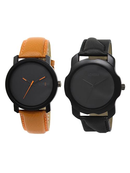 lorem lr34-222 round dial men's wrist watch - 15375224 - Very Small Image - 1