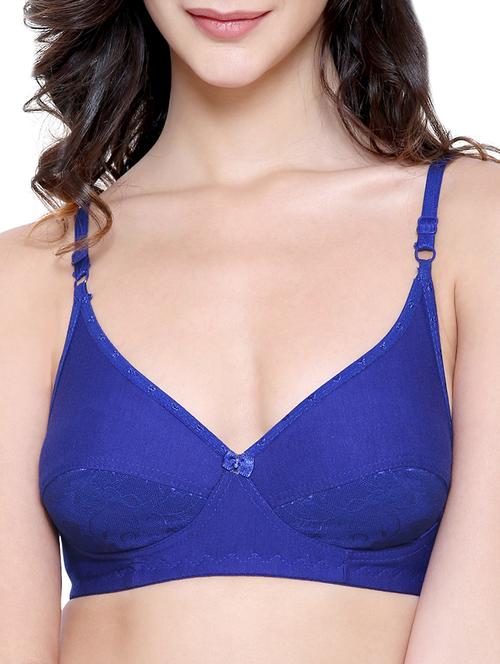 bow patch solid bra - 15375573 - Very Small Image - 1
