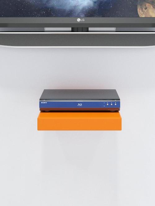decorative wall shelf single flat floating mdf shelf - 15378593 - Very Small Image - 1