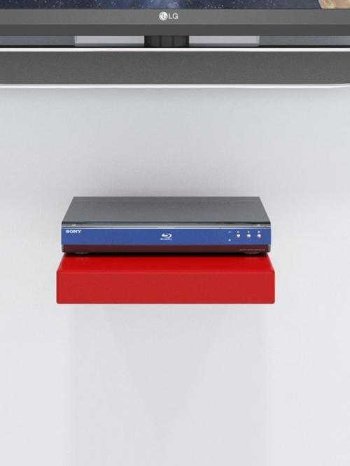decorative wall shelf single flat floating mdf shelf - 15378594 - Very Small Image - 1