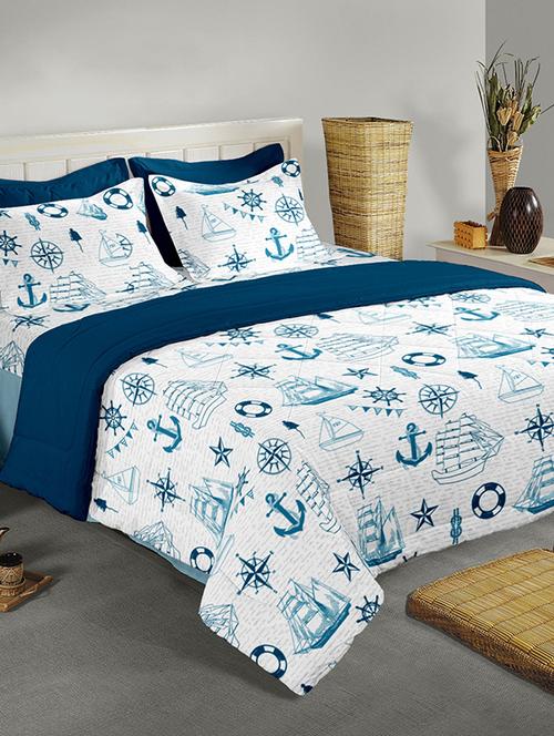cotton single comforter (super silken filling - 100% cotton fabric) - 15380898 - Very Small Image - 1