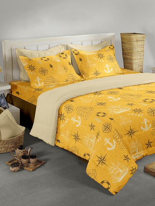 cotton double comforter (super silken filling - 100% cotton fabric) - 15380908 - Very Small Image - 1