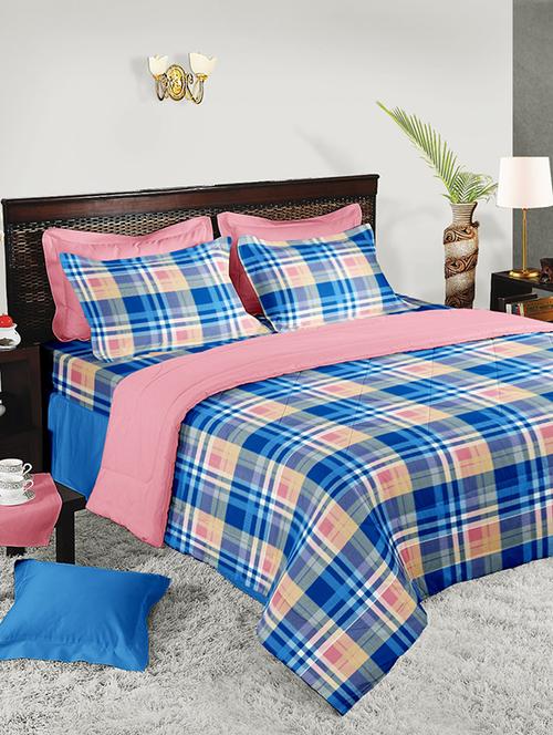 cotton double comforter (super silken filling - 100% cotton fabric) - 15380912 - Very Small Image - 1
