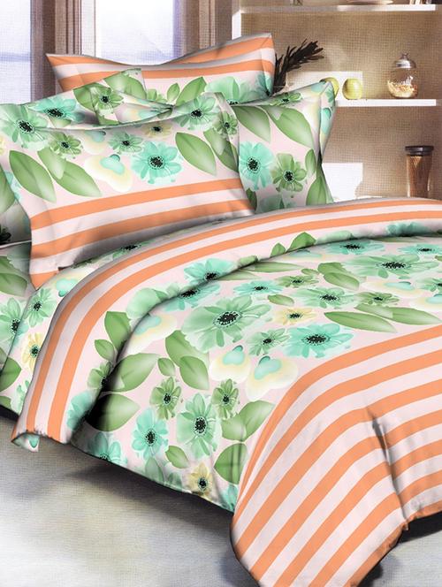micro fibre double bedsheet with 2 pillow covers - 15381770 - Very Small Image - 1