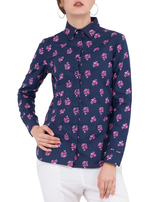 floral long sleeved shirt - 15382104 - Very Small Image - 1