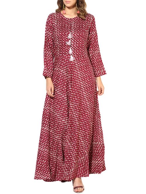 flared animal print kurta - 15382885 - Very Small Image - 1