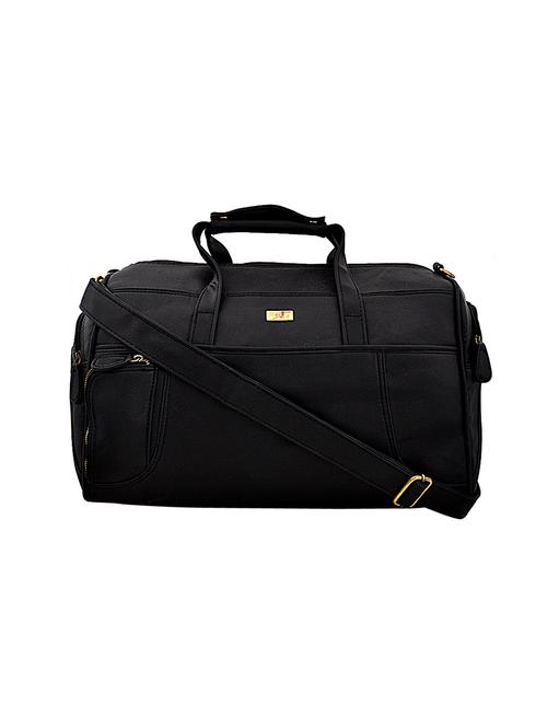black leatherette (pu) dufflebag - 15383588 - Very Small Image - 1