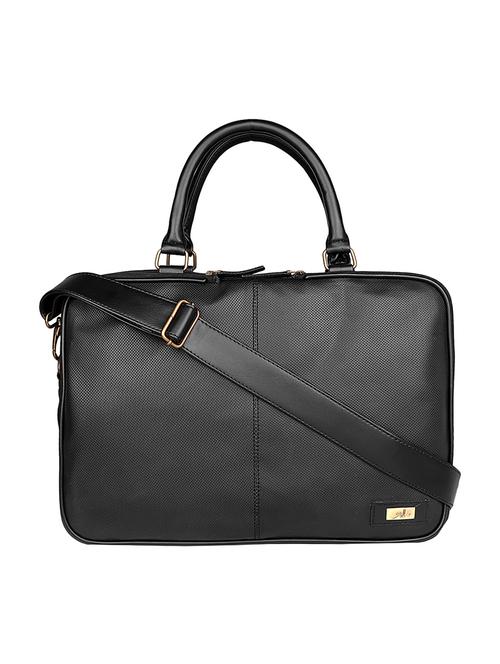 black leatherette laptopbag - 15384137 - Very Small Image - 1