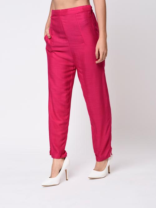 flat front cigarette pants - 15384527 - Very Small Image - 1