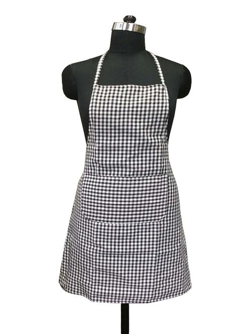 checks apron with pocket and waterproof backing, single pc (size: 25"x33") - 15384869 - Very Small Image - 1