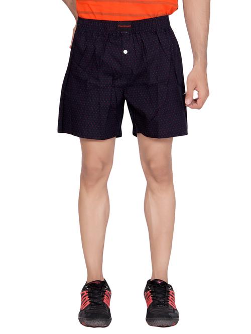navy blue cotton boxer - 15385294 - Very Small Image - 1