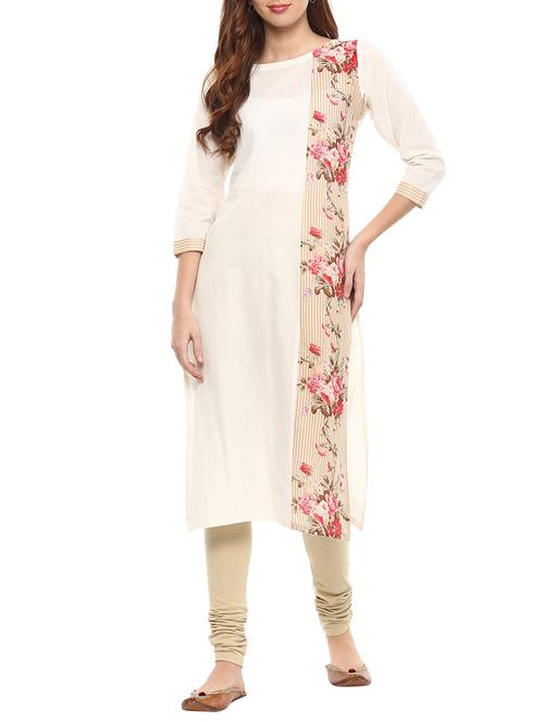 digital print straight kurta - 15386259 - Very Small Image - 1
