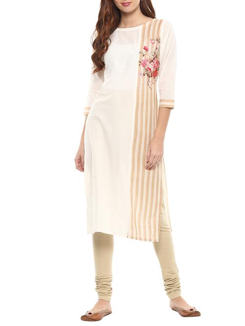 digital print straight kurta - 15386261 - Very Small Image - 1