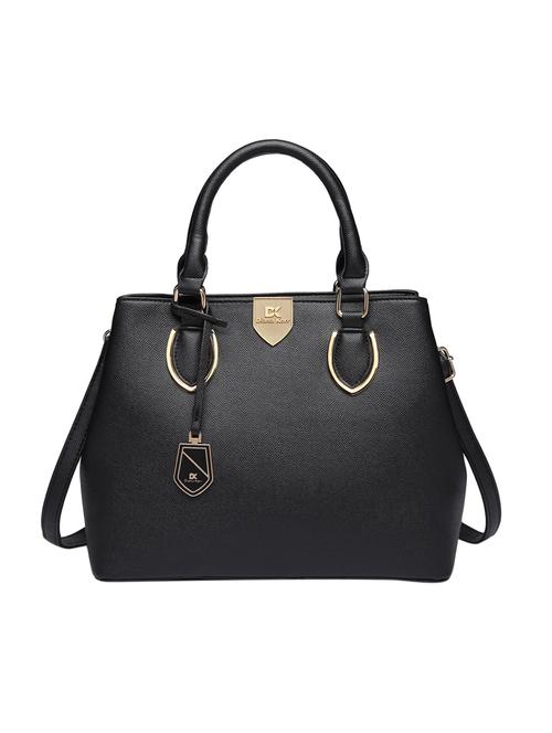 black leatherette (pu) handbag - 15386293 - Very Small Image - 1