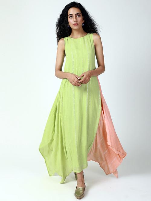 color block asymmetric kurta - 15386377 - Very Small Image - 1
