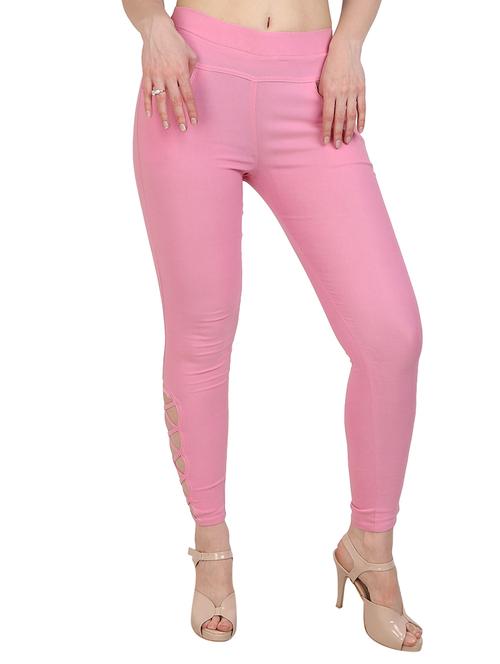 high waist criss-cross jegging - 15387850 - Very Small Image - 1