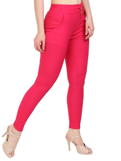 high waist solid jegging - 15387858 - Very Small Image - 1