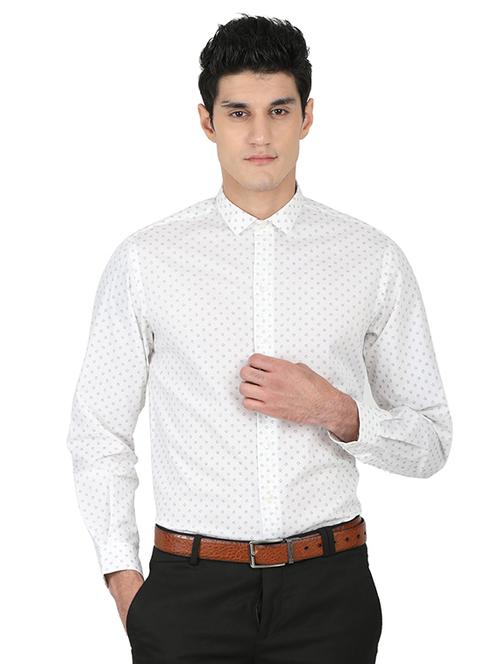 white cotton formal shirt - 15389956 - Very Small Image - 1