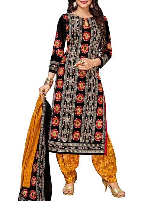 ikat print unstitched salwar suit - 15390817 - Very Small Image - 1