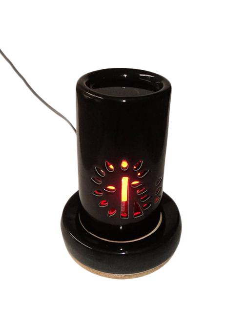 lyallpur stores electric aroma diffuser set pipe shape black color with 60ml fragrance oil - 15392034 - Very Small Image - 1