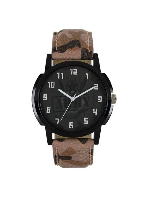 army black dial analogue men's watch - 15392154 - Very Small Image - 1