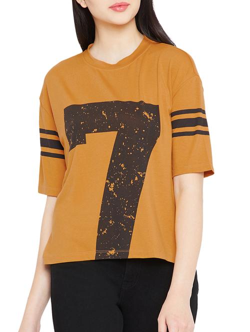 varsity stripe graphic print tee - 15393155 - Very Small Image - 1