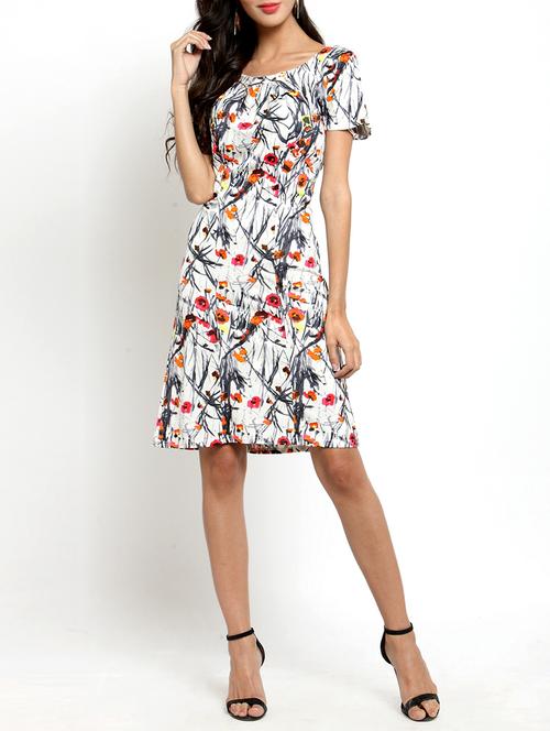 floral a-line dress - 15394187 - Very Small Image - 1