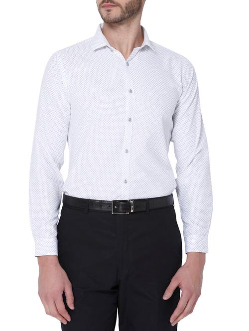 white cotton formal shirt - 15396729 - Very Small Image - 1