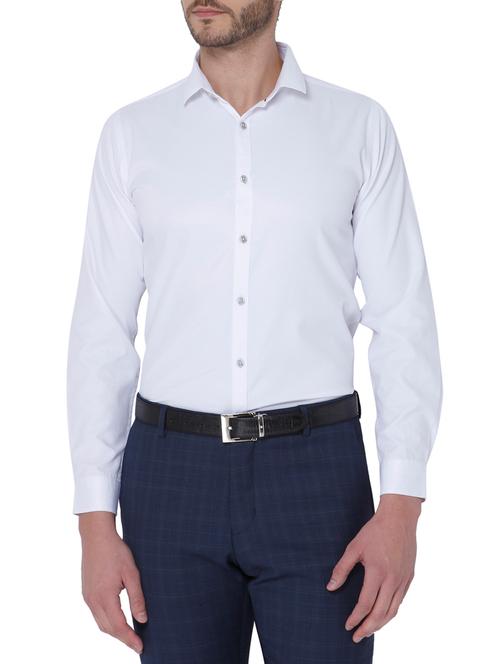 white cotton formal shirt - 15396736 - Very Small Image - 1
