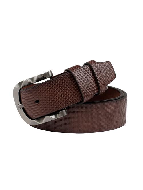 brown leatherette belt - 15398249 - Very Small Image - 1
