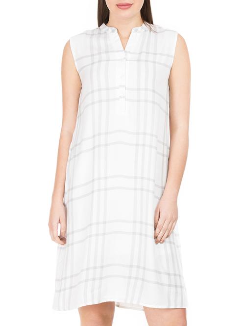 checkered a-line dress - 15398514 - Very Small Image - 1