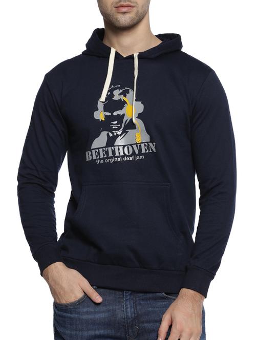 mens chest print sweatshirt - 15398661 - Very Small Image - 1