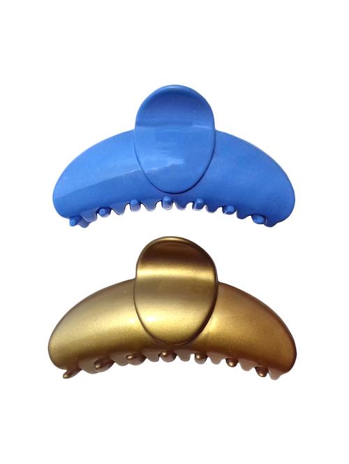 combo of 2 multicolour big size hair clutcher - 10050.2 - 15401107 - Very Small Image - 1