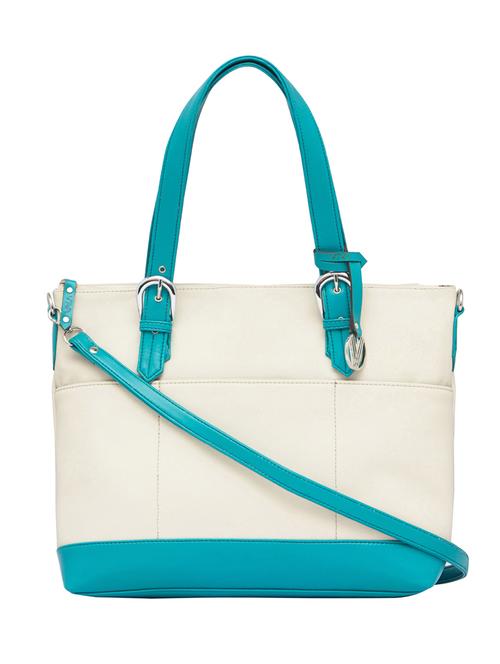 white leatherette (pu) handbag - 15401344 - Very Small Image - 1