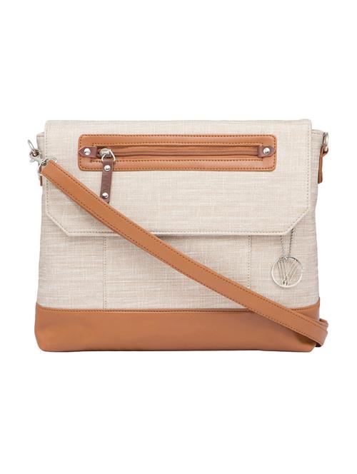 beige canvas sling bag - 15401401 - Very Small Image - 1