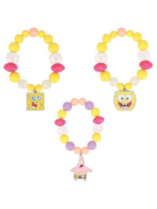 multi colored plastic necklace set jewellery - 15405905 - Very Small Image - 1